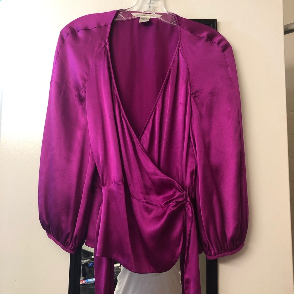 Diane Von Furstenberg Wrap Top